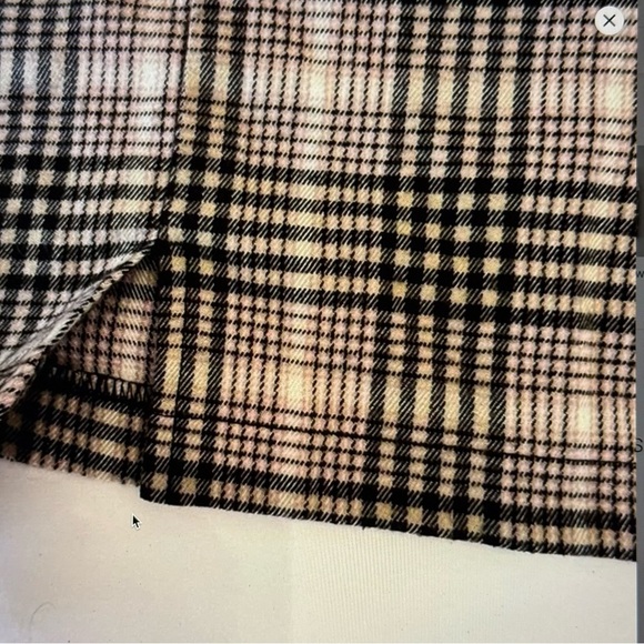 Eyeshadow Black and tan  plaid  mini Skirt woman’s size 8 - Picture 7 of 7